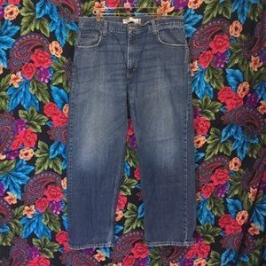 MEN'S LEVIS 569 JEANS STRAIGHT LOOSE SIZE 36 x 32